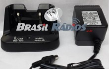 Carregador Icom Ic-v80/80e Com Fonte 220 Volts