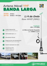 Antena Vhf Banda Larga Steelbras Ap7186